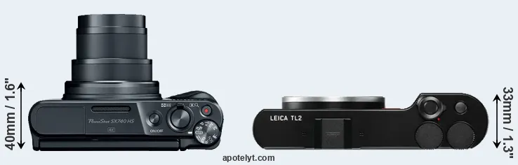 Compare SX740 versus TL2 top