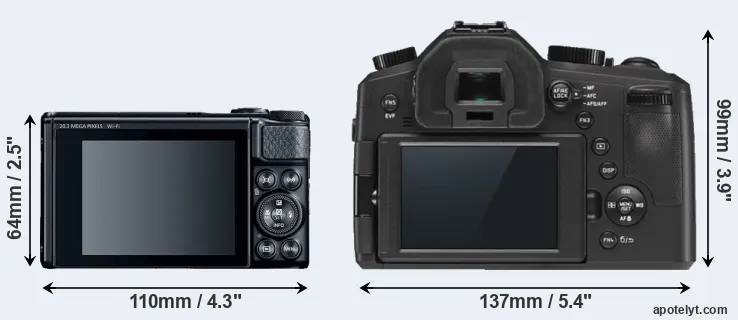 Comparison SX740 or V-LUX Typ 114 rear