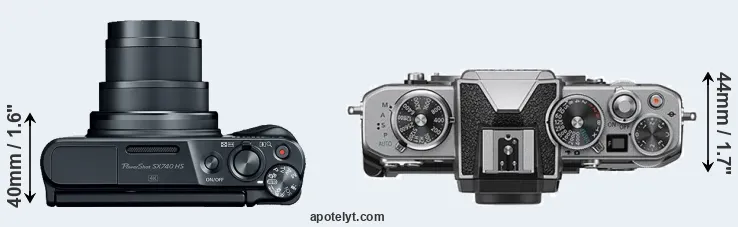 Compare SX740 versus Z fc top