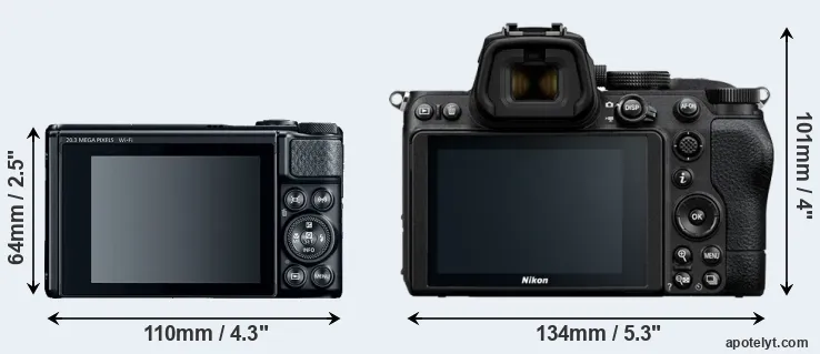 Comparison SX740 or Z5 rear