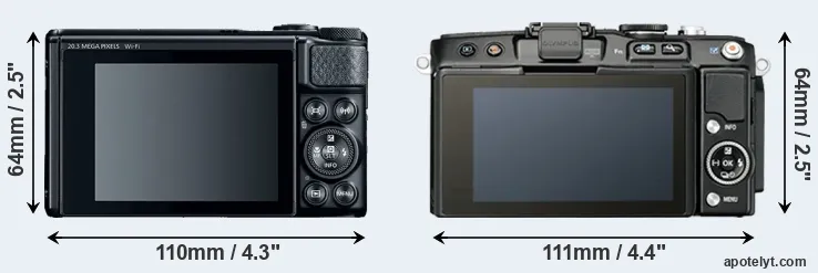 Comparison SX740 or E-PL5 rear