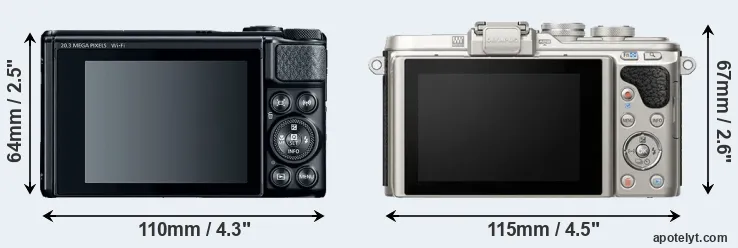Comparison SX740 or E-PL8 rear