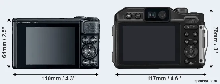 Comparison SX740 or FT7 rear