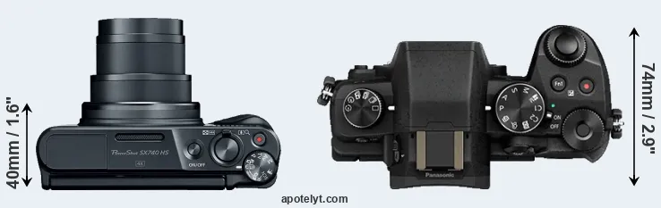 Compare SX740 versus G80 top