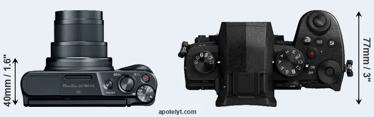 Compare SX740 versus G95 top