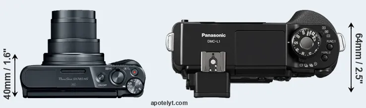 Compare SX740 versus L1 top