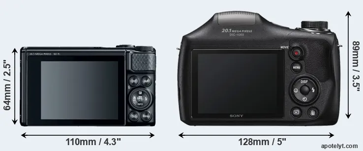 Comparison SX740 or H300 rear