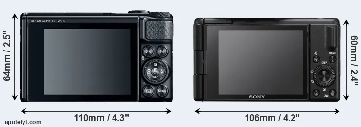 Comparison SX740 or ZV-1 II rear