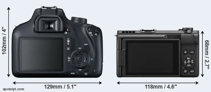 Comparison T100 or V1 rear