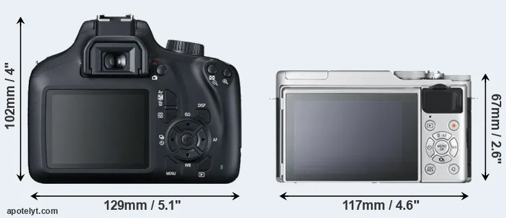 Comparison T100 or X-A10 rear