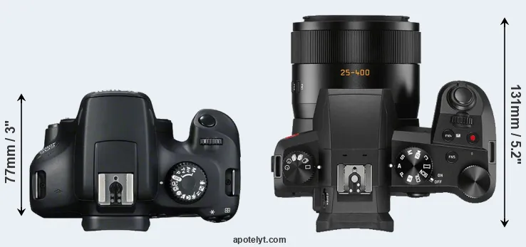 Compare T100 versus V-LUX 5 top