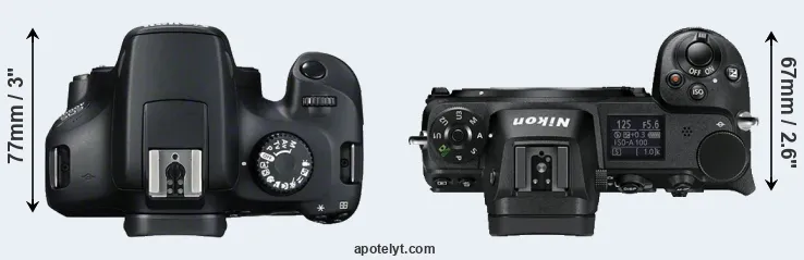 Compare T100 versus Z6 top