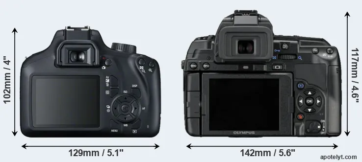 Comparison T100 or E-5 rear