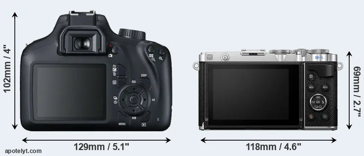 Comparison T100 or E-P7 rear