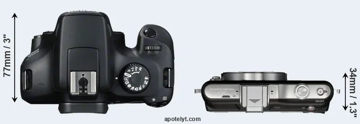 Compare T100 versus E-PM1 top