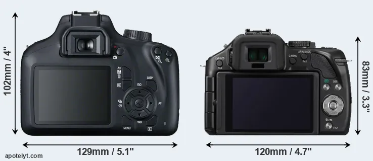 Comparison T100 or G5 rear