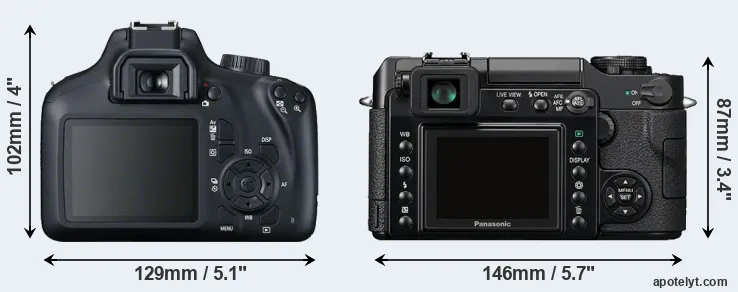 Comparison T100 or L1 rear