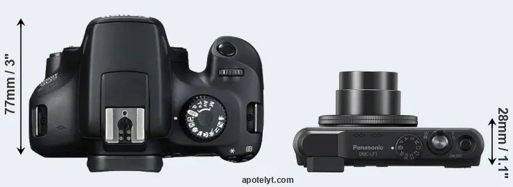 Compare T100 versus LF1 top