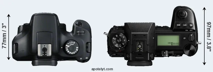 Compare T100 versus S1R top