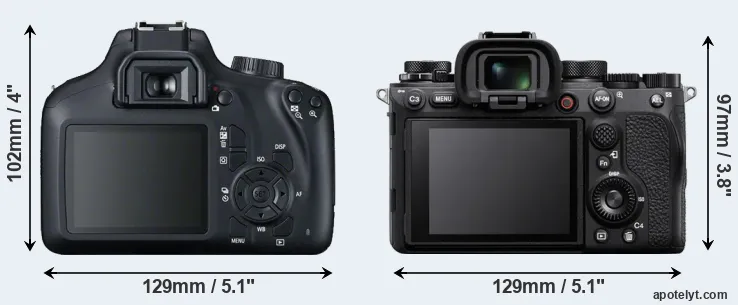 Comparison T100 or A1 rear