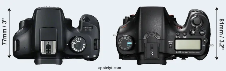Compare T100 versus A77 top
