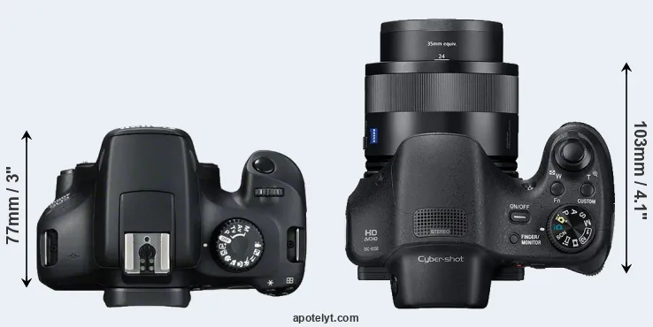 Compare T100 versus HX350 top