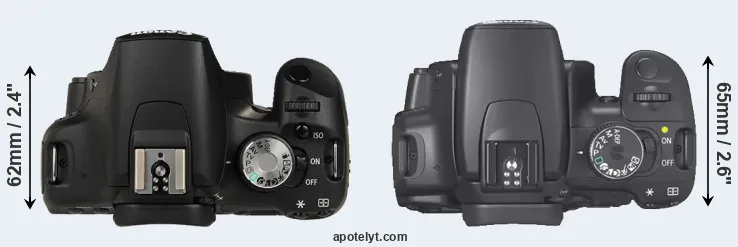 Compare T1i versus XTi top