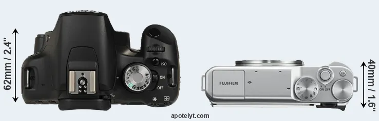 Compare T1i versus X-A10 top