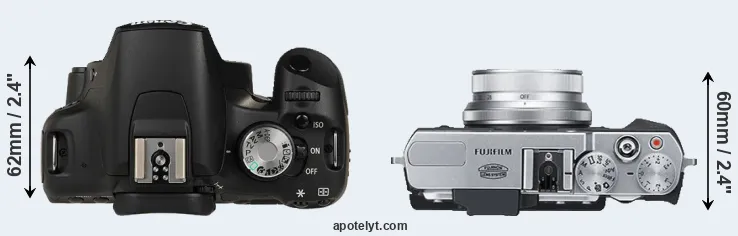 Compare T1i versus X30 top