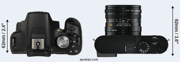 Compare T1i versus Q2 top