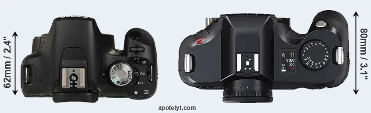 Compare T1i versus S2 top