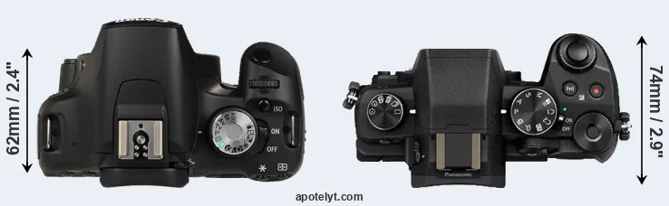 Compare T1i versus G85 top