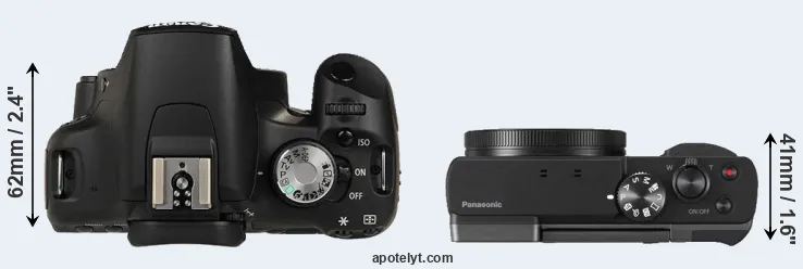 Compare T1i versus ZS70 top