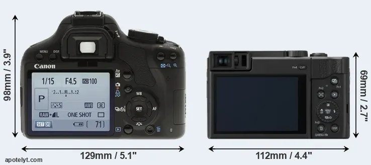 Comparison T1i or ZS80 rear