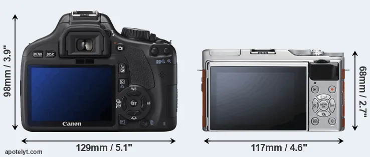 Comparison T2i or X-A5 rear