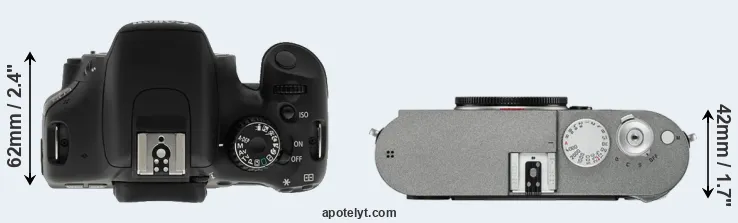 Compare T2i versus M-E Typ 240 top