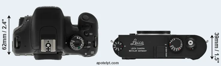 Compare T2i versus M10-P top