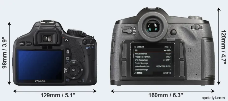Comparison T2i or S-E Typ 006 rear