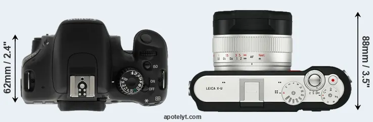 Compare T2i versus X-U Typ 113 top