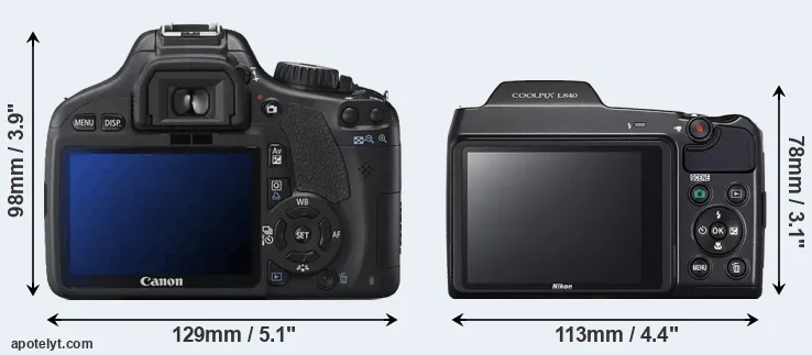 Comparison T2i or L840 rear
