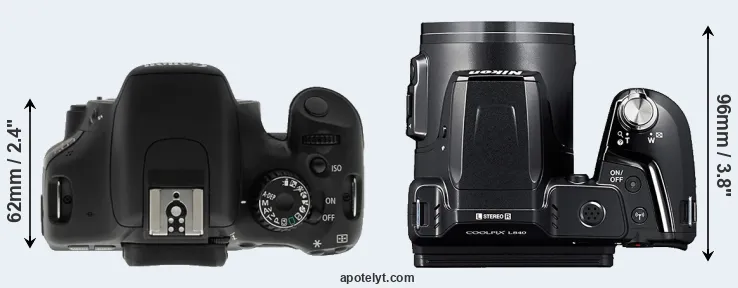 Compare T2i versus L840 top