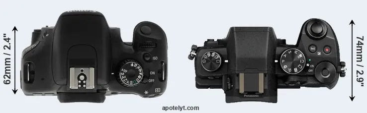 Compare T2i versus G85 top