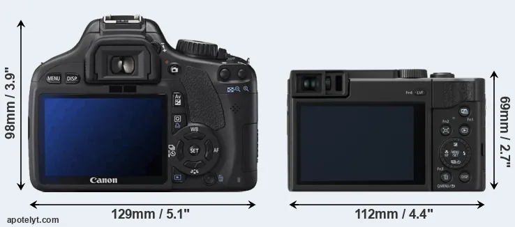 Comparison T2i or ZS80 rear