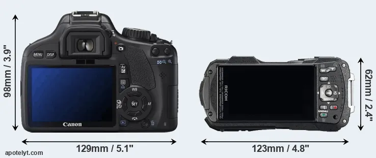 Comparison T2i or WG-60 rear