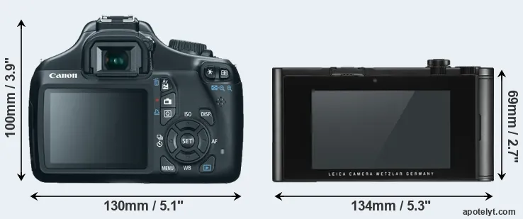Comparison T3 or TL2 rear