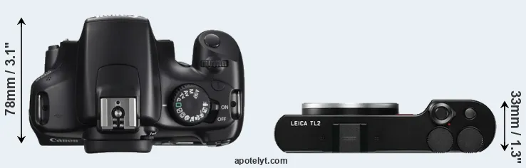 Compare T3 versus TL2 top