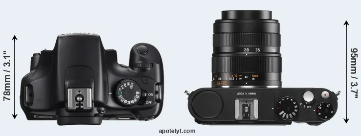 Compare T3 versus X Vario top
