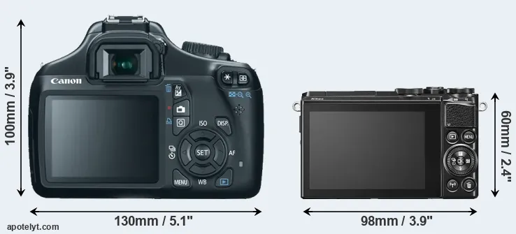 Comparison T3 or J5 rear