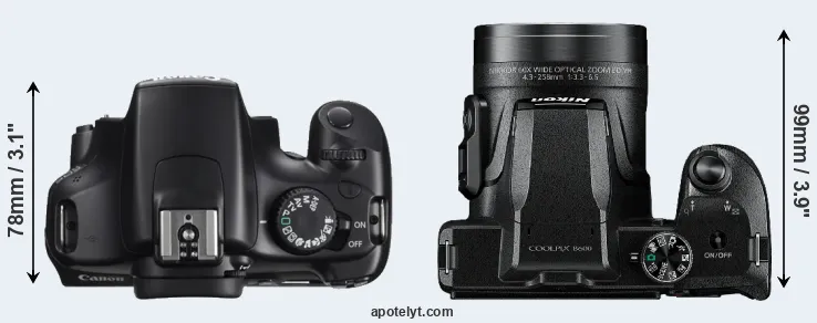 Compare T3 versus B600 top