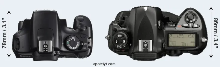 Compare T3 versus D2X top